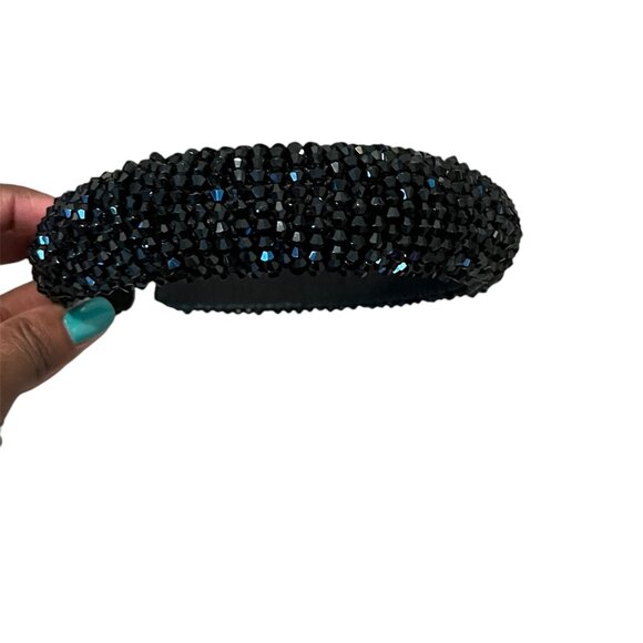 4 Piece Bundle Head Bands Hot Pink Black Tan Multi Color - Picture 10 of 10